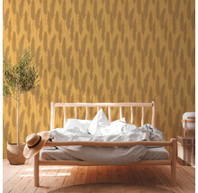 Vliestapete 38631-3 #Hygge Pampasgras gelb