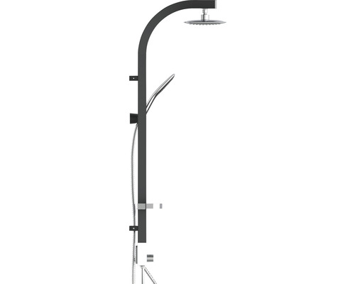 Duschsäule mit Kopf- und Handbrause