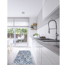 Bodenschutzmatte Vintage Floor Tile Antique blau 65x100 cm