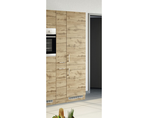 Armoire de cuisine avec structure en bois et four