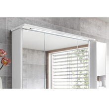 Spiegelschrank Pelipal xpressline 3261 105 x 16 x 72 cm weiß 3-türig LED