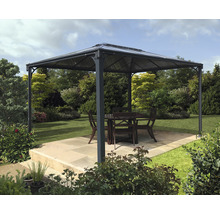 Pavillon Palram – Canopia Martinique 4300 Premium Garden Gazebo avec jeu de rideaux 430 x 295,5 cm anthracite-thumb-4