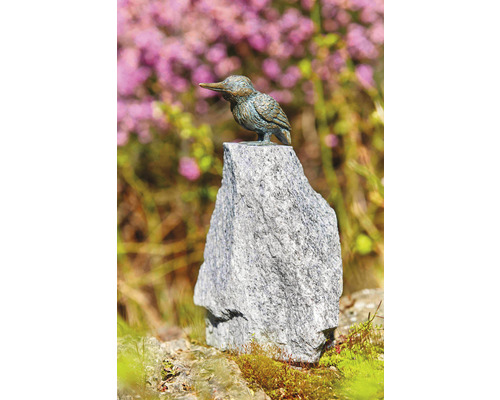 Parick Rottenecker figurine de jardin en bronze Martin-pêcheur