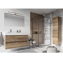 Ensemble de meubles de salle de bains Maxx XL 120 cm lavabo double céramique modèle 2 béton anthracite-thumb-4