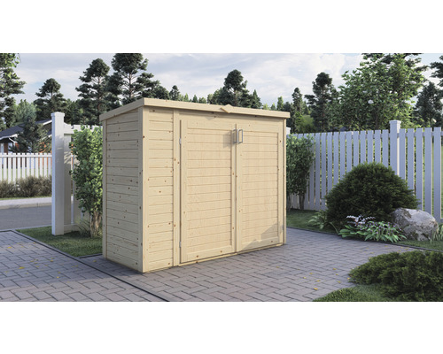 Armoire de jardin Multi-Box 3 200x82x163 cm nature