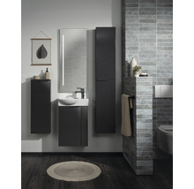 Waschtischunterschrank FACKELMANN Small Bathroom Collection BxHxT 44 x 60 cm x 24,3 cm Frontfarbe anthrazit 86011