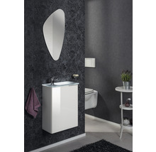 Waschtischunterschrank FACKELMANN Small Bathroom Collection BxHxT 44 x 60 cm x 24,3 cm Frontfarbe weiß weiß glänzend 86013