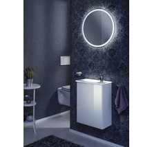 Waschtischunterschrank FACKELMANN Small Bathroom Collection BxHxT 44 x 60 cm x 24,3 cm Frontfarbe weiß weiß glänzend 86023