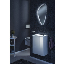 Waschtischunterschrank FACKELMANN Small Bathroom Collection BxHxT 44 x 60 cm x 24,3 cm Frontfarbe weiß weiß glänzend 86023
