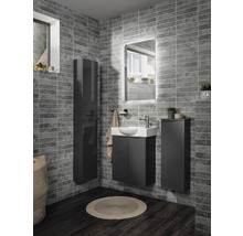 Waschtischunterschrank FACKELMANN Small Bathroom Collection BxHxT 52 x 60 cm x 24,3 cm Frontfarbe anthrazit