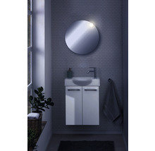 Meuble sous vasque FACKELMANN Small Bathroom Collection lxhxp 52 x 60 cm x 24,3 cm couleur de façade blanc haute brillance 86035
