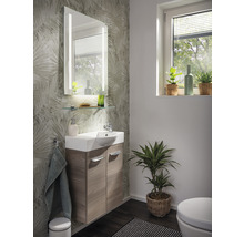 Waschtischunterschrank FACKELMANN Small Bathroom Collection BxHxT 52 x 60 cm x 24,3 cm Frontfarbe esche grau
