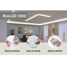 Bande prête à l'emploi kit de base MaxLED 1000 IP23 1,5 m 17W 1320 lm 2700 K blanc chaud 216 LED 24V possibilité de raccordement Smart Home après extension-thumb-4
