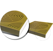 Panneau acoustique CIRCULO marron 500 x 500 x 57 mm