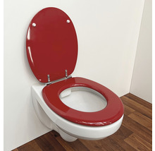 Hänge-WC mit hochgeklapptem WC-Sitz