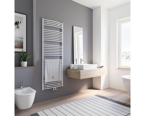 Radiateur de salle de bains SCHULTE Europa 1700x600 mm blanc alpin avec raccordement au centre Radiateur de salle de bains SCHULTE Europa 1700x600 mm blanc alpin avec raccordement au centre
