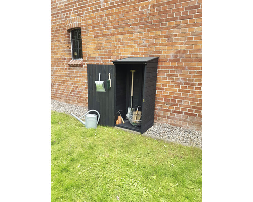 Armoire de jardin promadino Speyer 72,5 x 68,5 x 148 cm anthracite