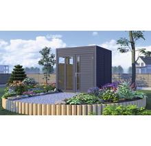 Gartenhaus Bertilo Cubo 2 Office inkl. Fußboden 226 x 240 cm anthrazit