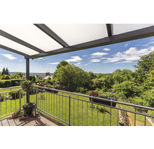 Terrassenüberdachung gutta Premium Acryl Klima blue 712 x 506 cm anthrazit
