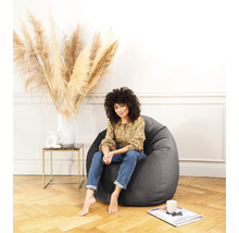 Pouf coussin Sitting Point Beanbag Marla XXL env. 300 litres anthracite 80x130 cm