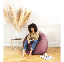 Pouf coussin Sitting Point Beanbag Marla XXL env. 300 litres vieux rose 80x130 cm