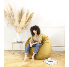 Sitzsack Sitting Point Beanbag Marla XXL ca. 300 Liter senfgelb 80x130 cm