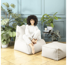 Fauteuil Sitting Point Jazz Woolly env. 270 litres beige naturel 70x80x70 cm