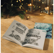 Adventskalender Bio-Saatgut meine ernte mit Gemüse- Kräuter- und Blumensorten inkl. Hanfschnur, Holzklammern und Aussaatanleitung
