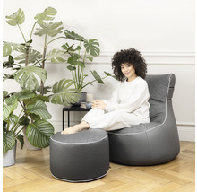 Pouf Sitting Point Dotcom Modo Tap env. 60 litres noir 50x30 cm
