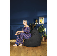 Sitzsack Sitting Point Beanbag Alfa XXL ca. 300 Liter schwarz 80x130 cm