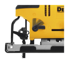 Detailansicht einer Stichsäge mit Pendelhubverstellung