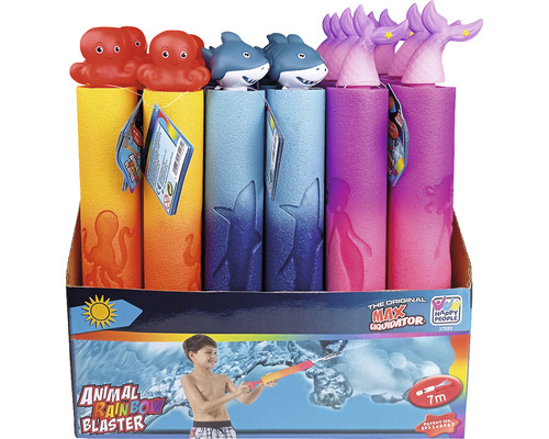 Wassergewehr mit Tiermotiven im Verkaufsständer