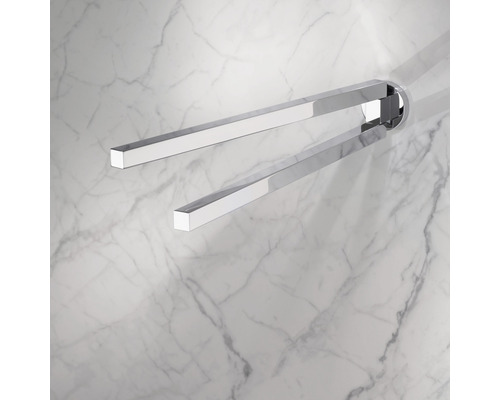 Doppelter Handtuchhalter aus Metall zur Wandmontage