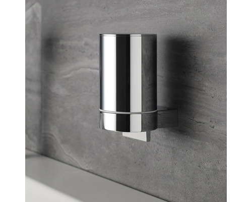 Seifenspender zur Wandmontage, aus Metall