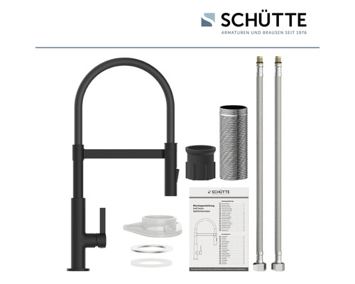 Robinet de cuisine Schütte avec accessoires