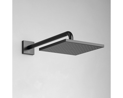 Quadratischer Duschkopf mit Wandarm