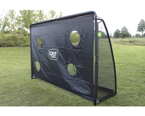 Exit Toys Fußballtor mit Torwand und Löchern im Garten