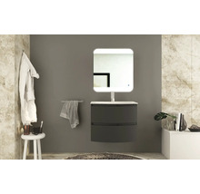 Meuble sous-vasque Baden Haus Vague couleur de façade graphite mat mat 69 x 55 x 52 cm 55085
