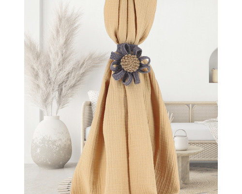 Embrasses décoratives pour rideaux dans le salon