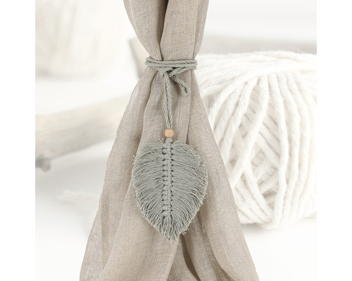 Embrasse de rideau avec décor de feuilles