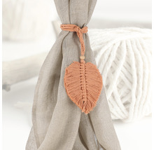 Embrasse de rideau avec décoration de feuilles