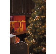 Arbre de Noël avec lumières et cadeaux