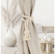 Dekorativer Vorhang mit Kordelhalterung für ein stilvolles Ambiente