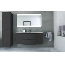 Armoire haute Baden Haus Vague couleur de façade graphite mat mat 40 x 170 x 40 cm 55140
