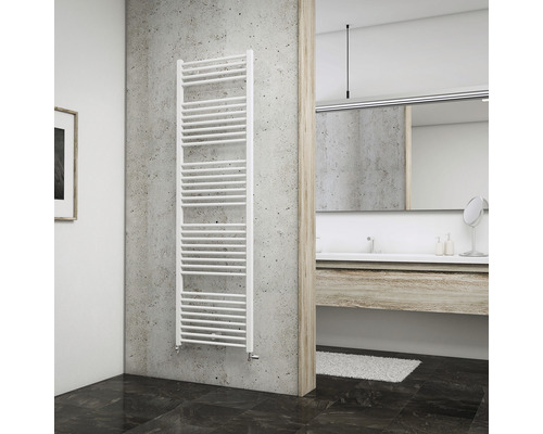 Radiateur de salle de bains SCHULTE Turbo 1695x500 mm blanc raccordement des deux côtés en bas Radiateur de salle de bains SCHULTE Turbo 1695x500 mm blanc raccordement des deux côtés en bas