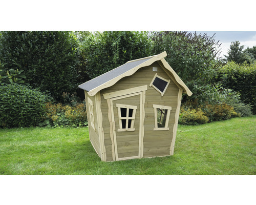 Maison de jeu en bois pour enfants dans le jardin