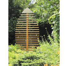 Support à plantes grimpantes en bois dans le jardin