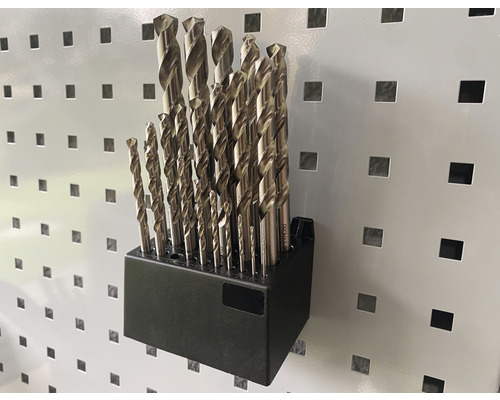 Jeu de forets dans un support pour perceuse