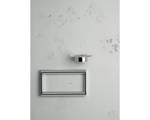 Porte-savon et porte-serviettes pour montage mural