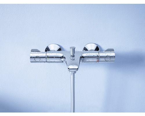 Mitigeur de douche apparent en métal